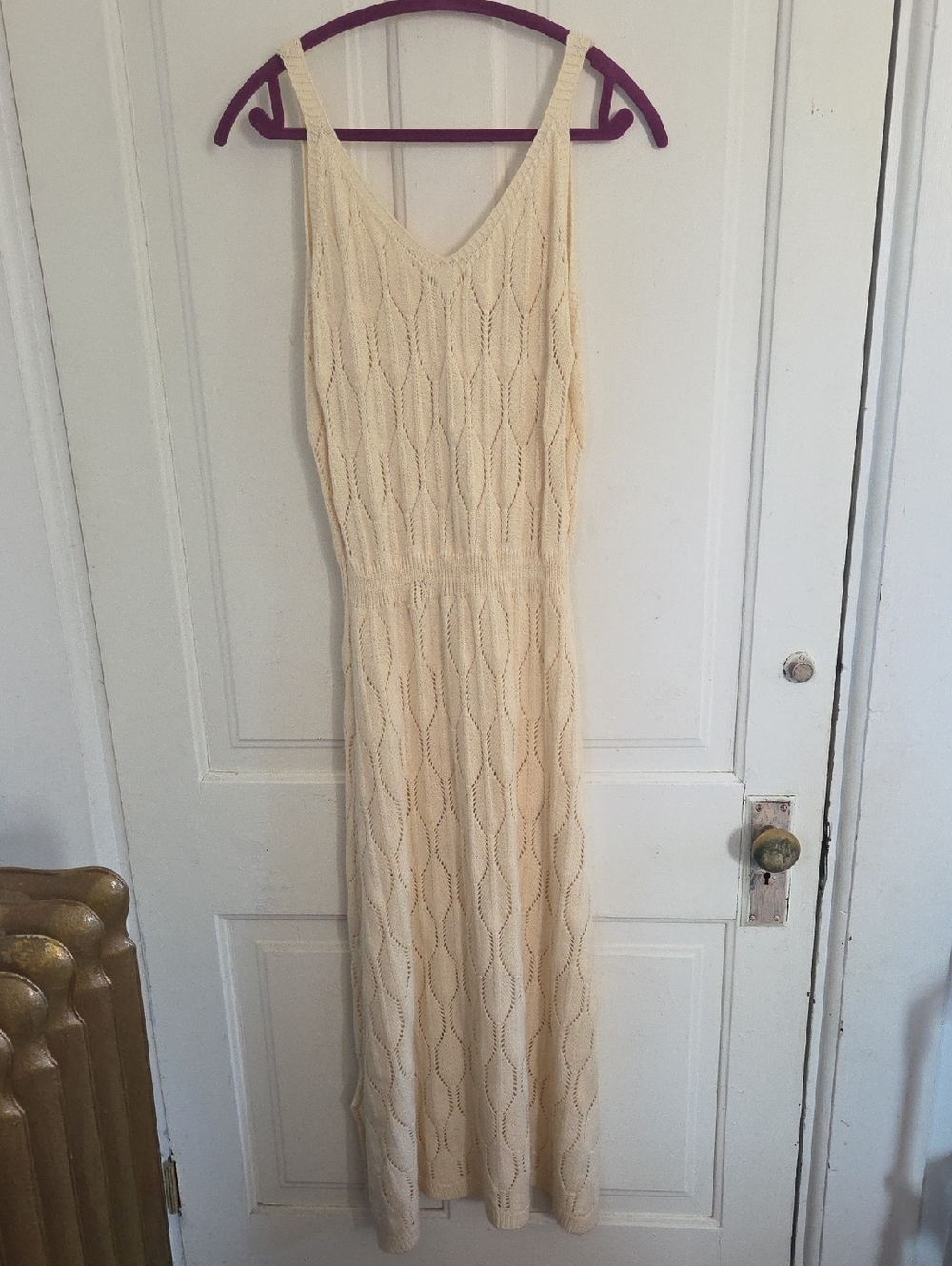 Knit Mix Crocheted Dress - Picture 7 of 12